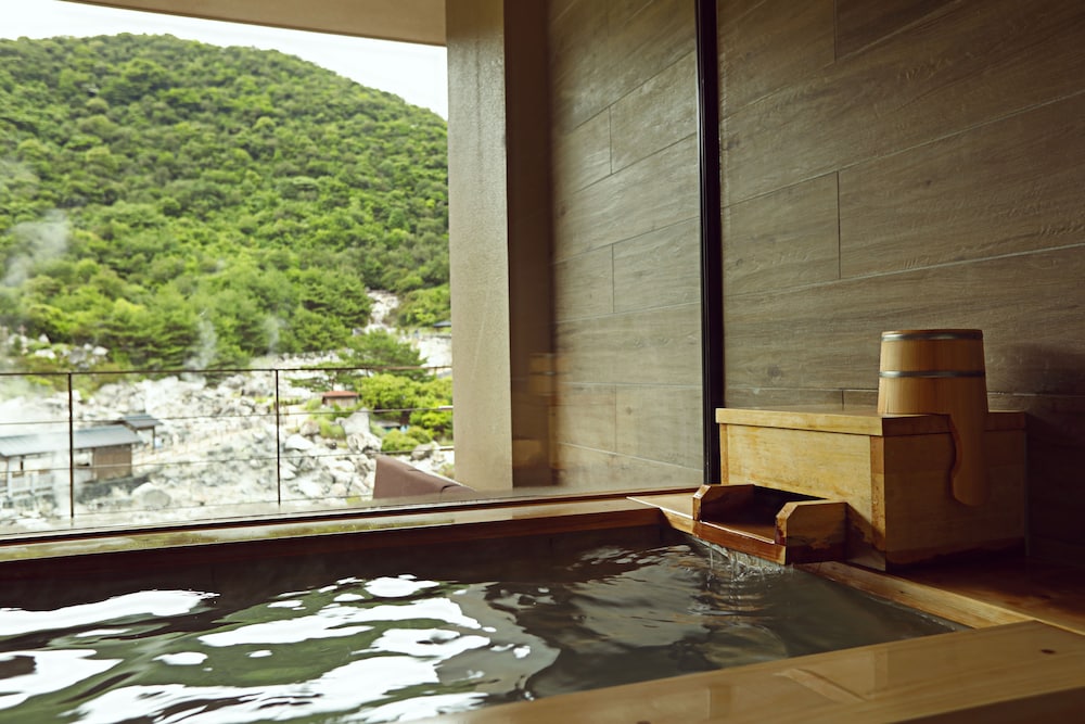 Universal Design Twin JP-Western Room, Main Bldg. (3F, Half Open Air Bath, Terrace) photo 3