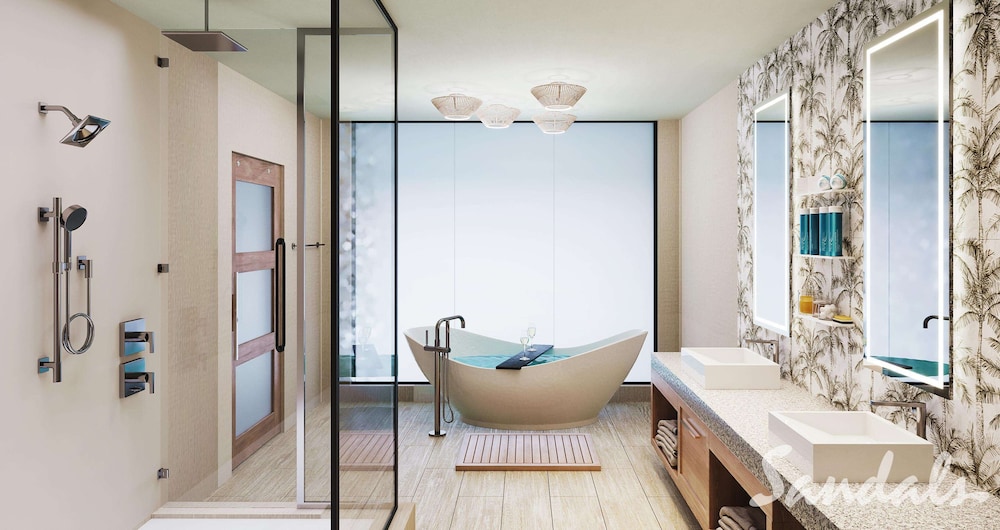 Lady Palm Partial Oceanview Club Suite with Media Room and Balcony Tranquility Soaking Tub (PCBM) photo 2