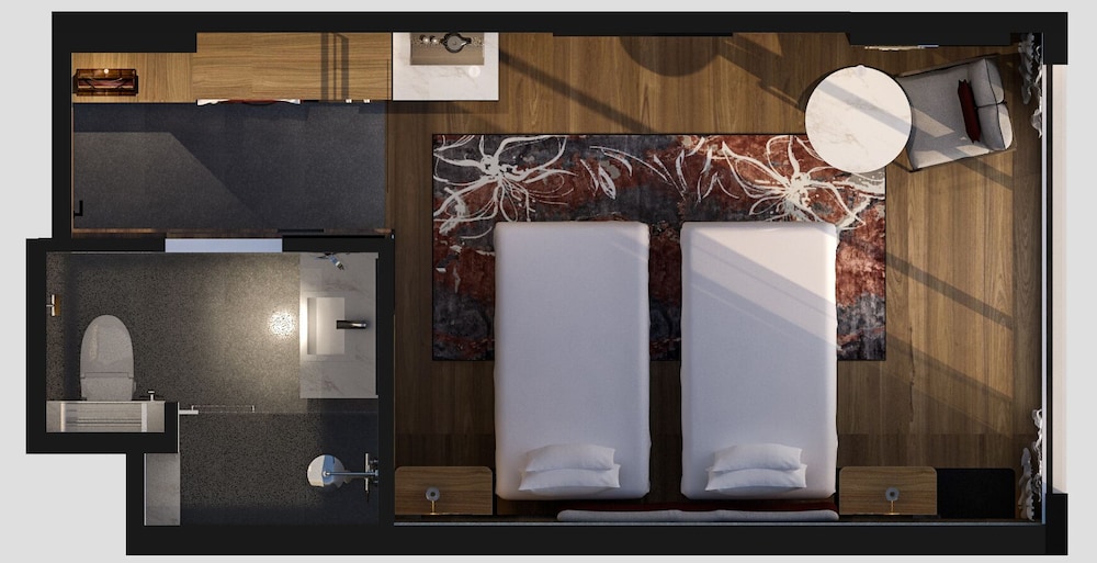 Deluxe Room, 2 Twin Beds, City View
