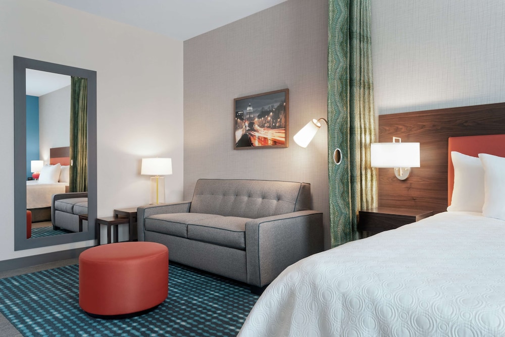 Studio, 2 Queen Beds with Sofa bed, Accessible (Roll-In Shower) at Home2 Suites By Hilton Madison Central Alliant Energy Center in Madison