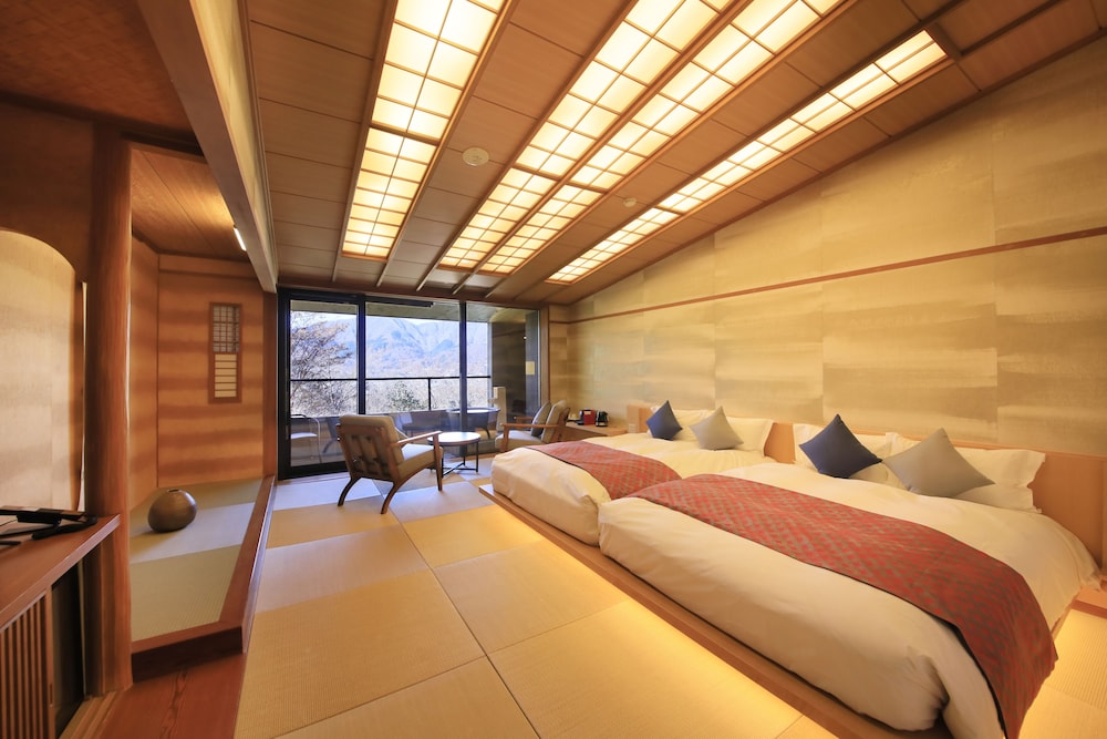 Japanese Twin Room with Open Air Bath, Non Smoking photo 2