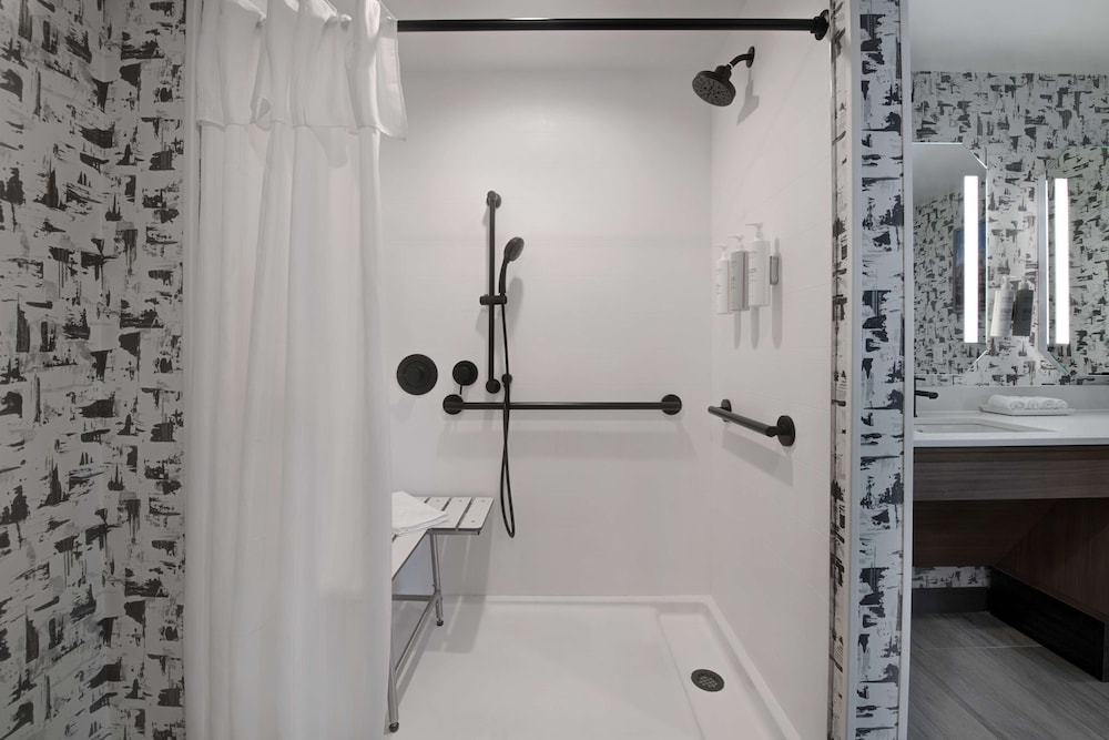 Suite, 1 King Bed, Accessible (Mobility & Hearing, Roll-in Shower)