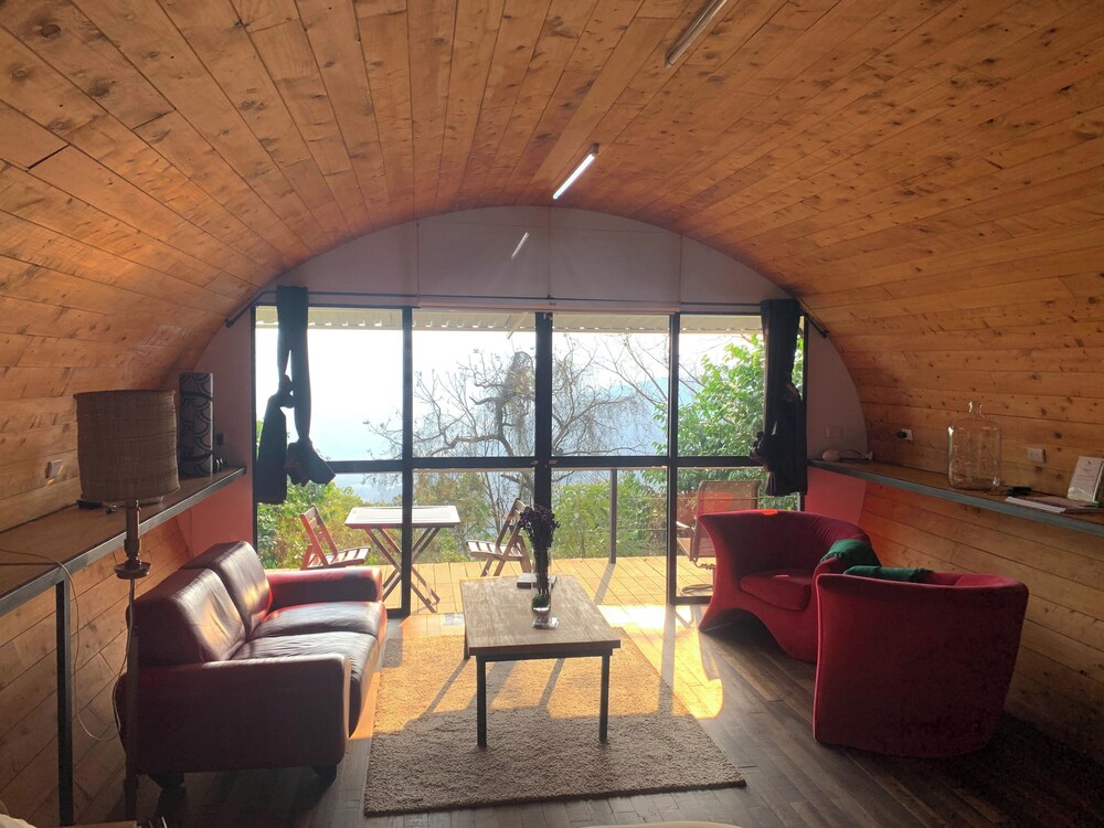 Luxury Cabin, 1 Queen Bed, Balcony, Mountain View photo 1