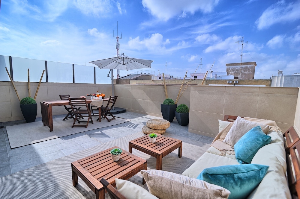 Penthouse de Lujo, 4 Habitaciones, Terraza