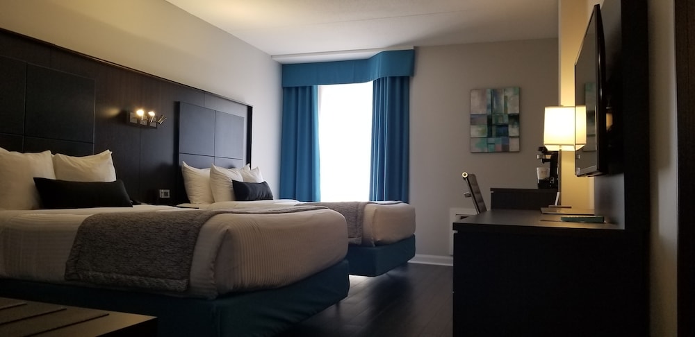 Standard Room, 2 Queen Beds, Non Smoking, Refrigerator (Shower only)