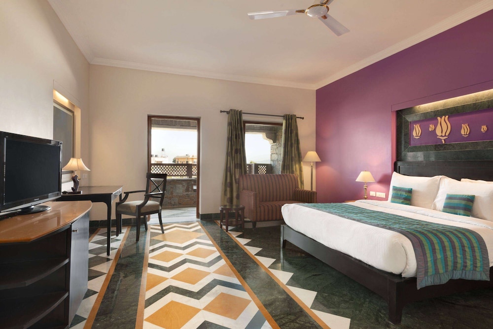 Super Deluxe Room with Private Sit- Out area with Garden & City View- Accessible room