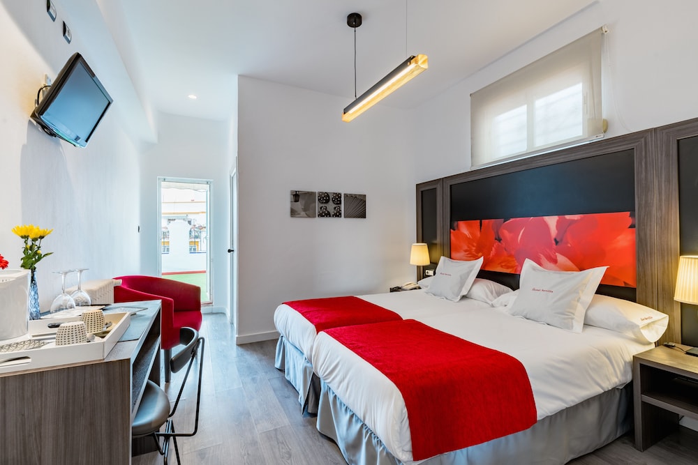 Habitación Doble con Terraza Dos Camas