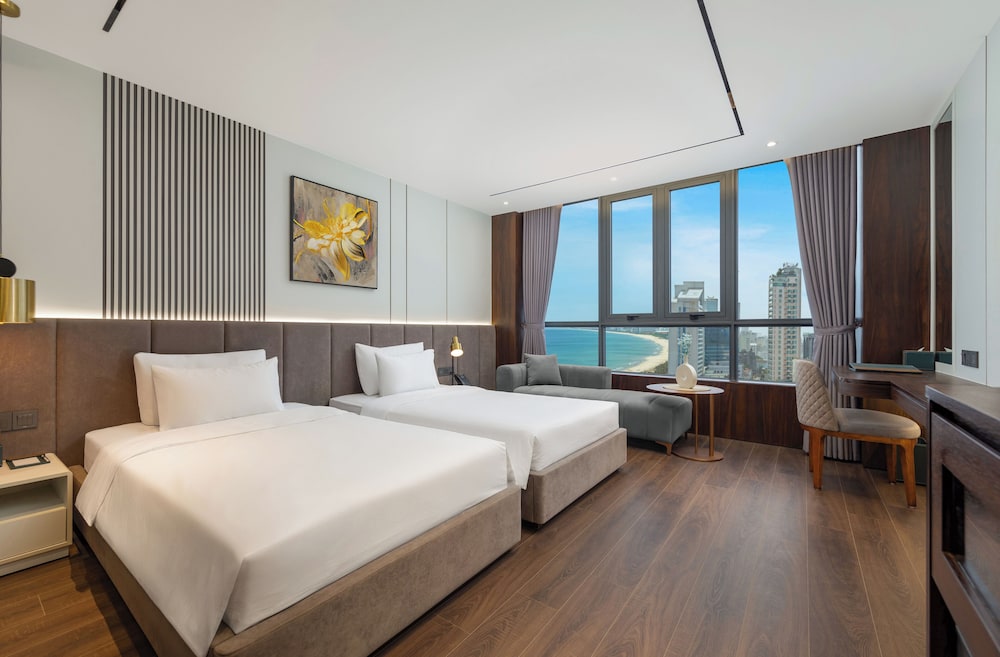 Deluxe Twin Room, Partial Ocean View