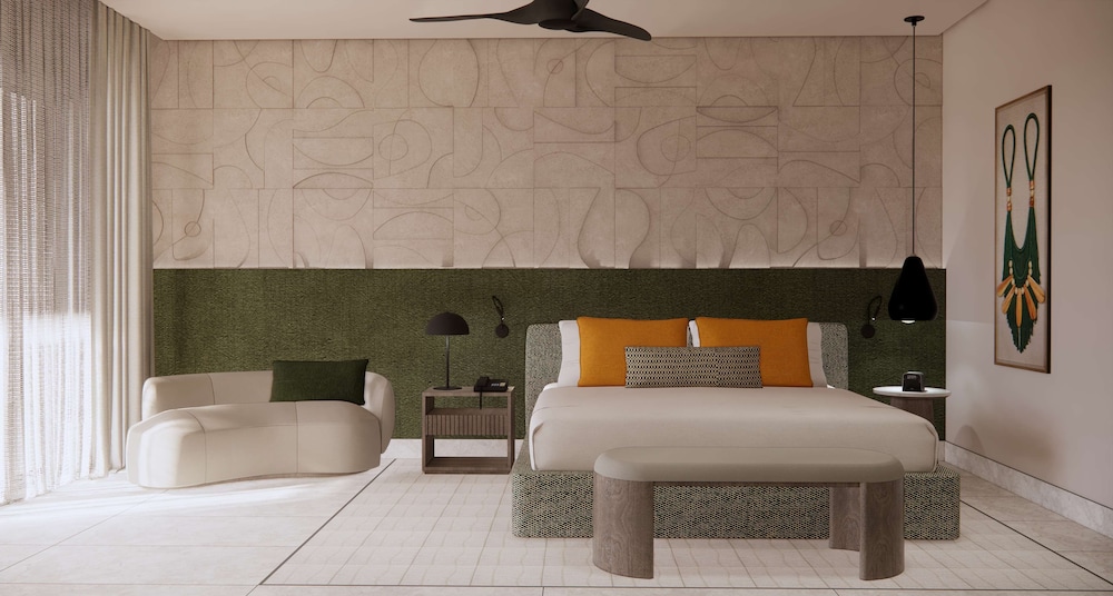 Room, 1 King Bed, Roll-in Shower (Tropical View, Mobility Access) - Photo 1