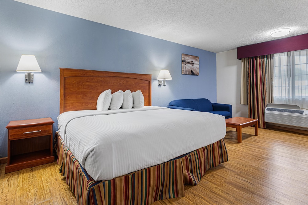 Suite, 1 King Bed, Non Smoking, Refrigerator & Microwave (with Single Sofabed;Larger Room) - Photo 1