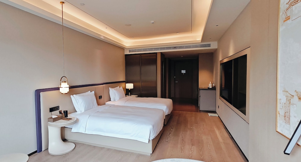 Deluxe City Wall View Twin Room