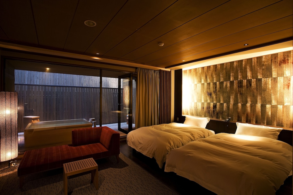 Twin room with an open-air bath, Non Smoking