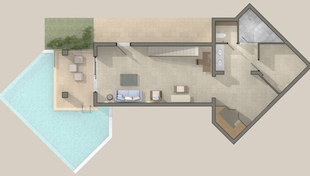 Mythica Maisonette with Sharing Pool, Sea View