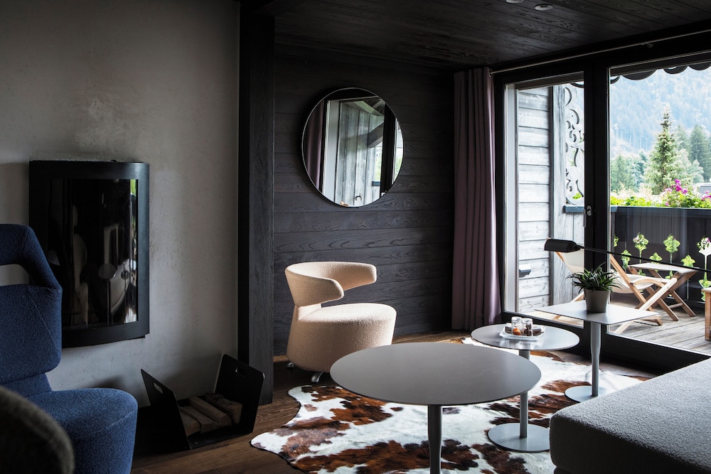 Deluxe Double Room, Fireplace, Mountain View (Mont Blanc)