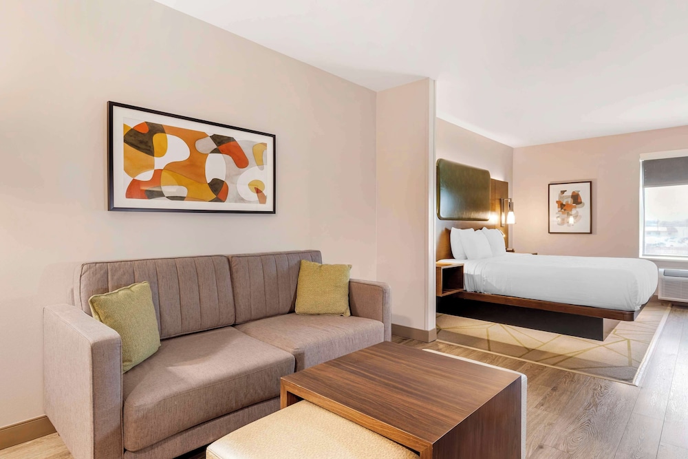 Standard Room, 1 King Bed, Non Smoking, Refrigerator & Microwave - Photo 1