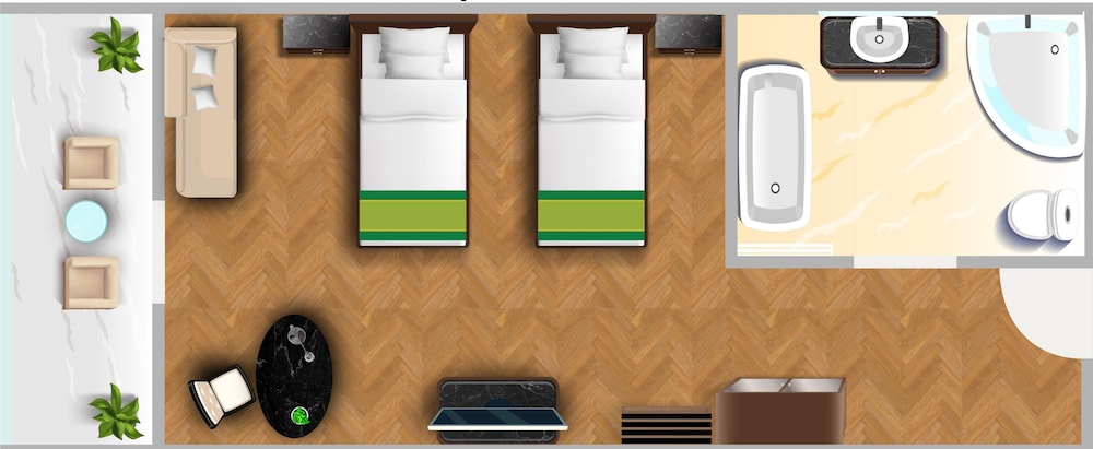 Deluxe Twin Room photo 2