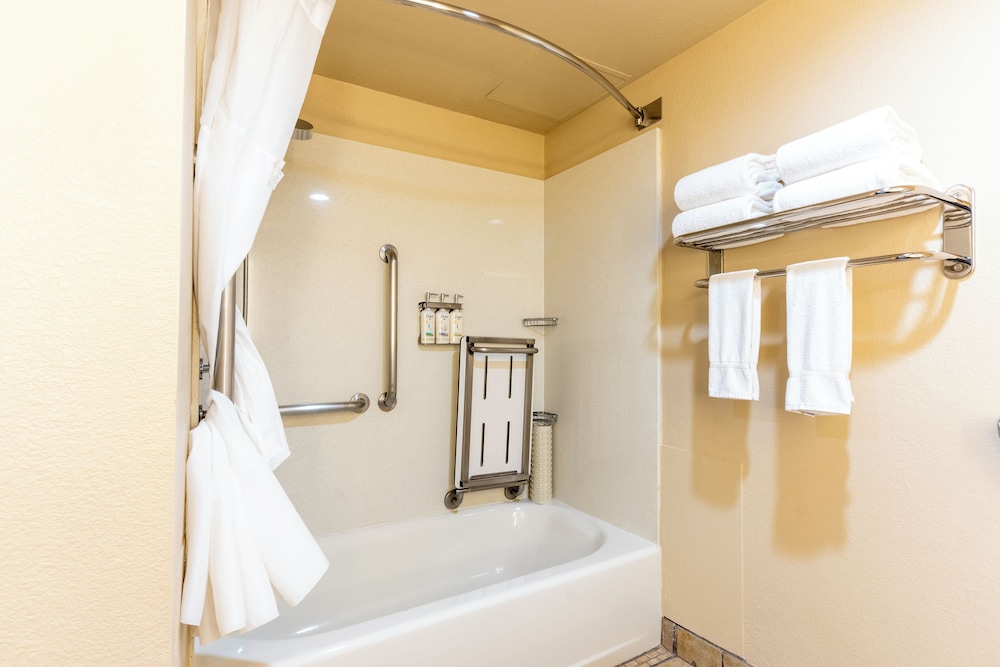 Standard Single Room, 1 King Bed, Bathtub Grab Bars photo 3