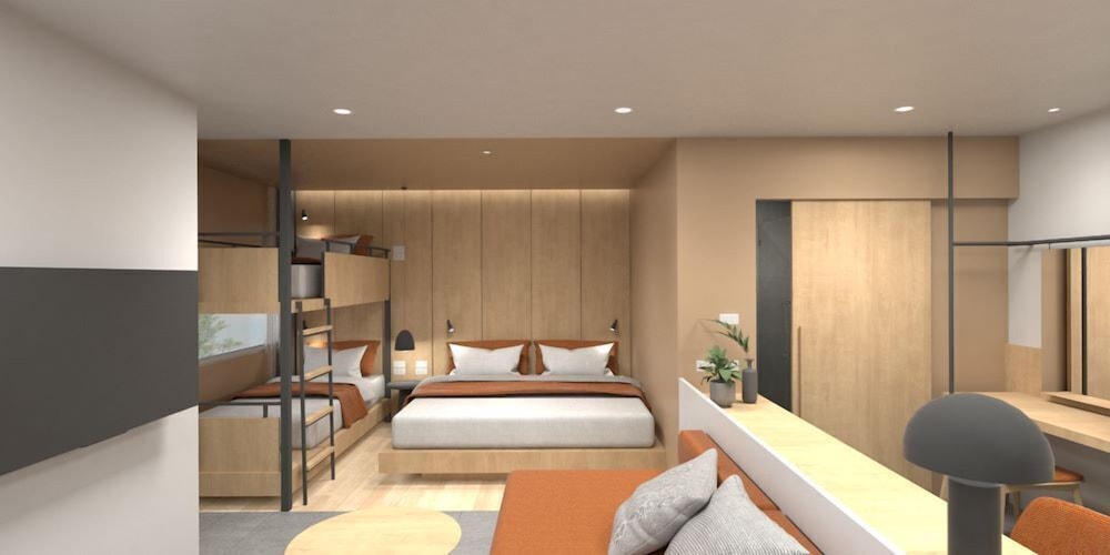 Deluxe Quadruple Room, Multiple Beds, Non Smoking, City View photo 1