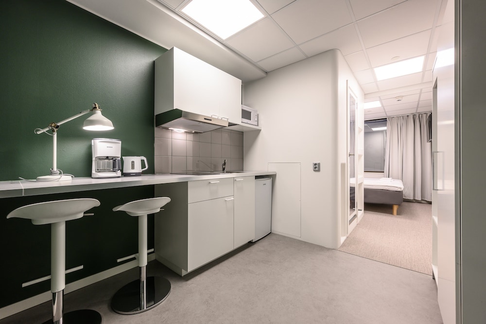 Double Room, Kitchen, City View