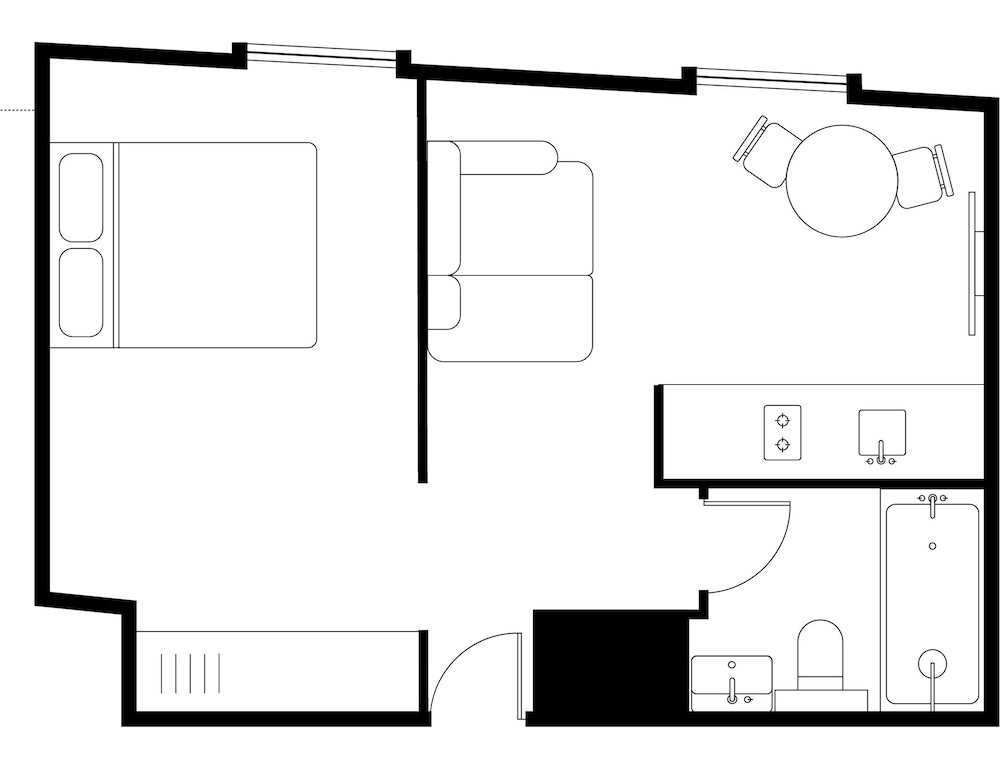 One Bedroom Open Plan Suite - Photo 11