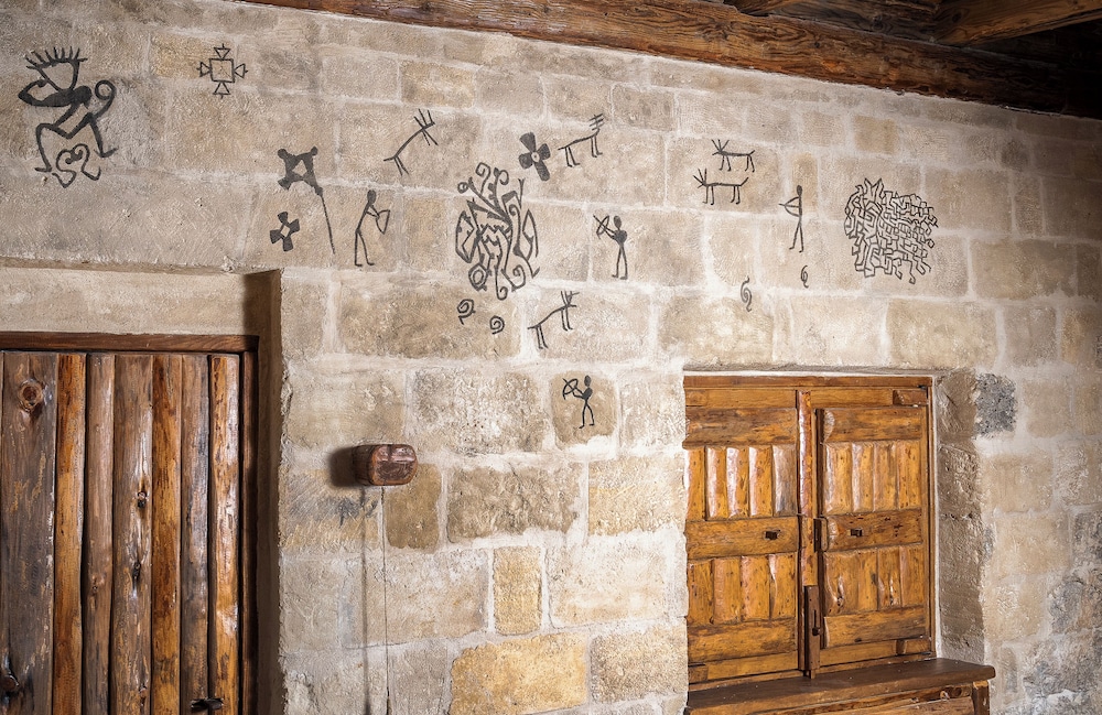 Late Neolithic Dwelling 1 (Porto Badisco) - in a cave with view of the Sassi