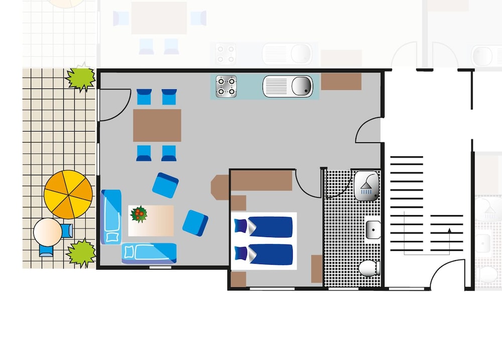 2-room apartment with balcony at Claassee photo 2