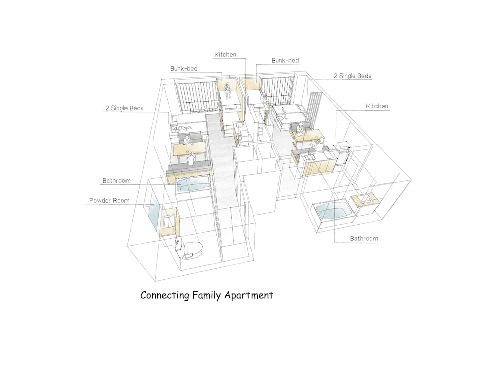 Connecting Family Apartment, Non Smoking - Photo 4