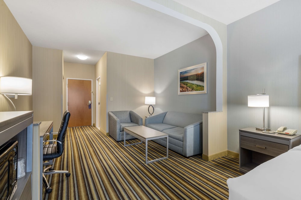 Suite, 1 King Bed, Non Smoking, Refrigerator & Microwave - Photo 3