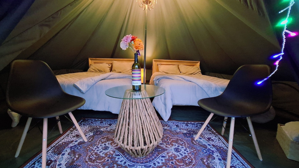 Traditional Tent, Patio, Hill View photo 3