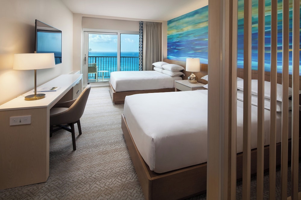 Room, 2 Double Beds, Oceanfront (Penthouse, Floor 28 to 31)