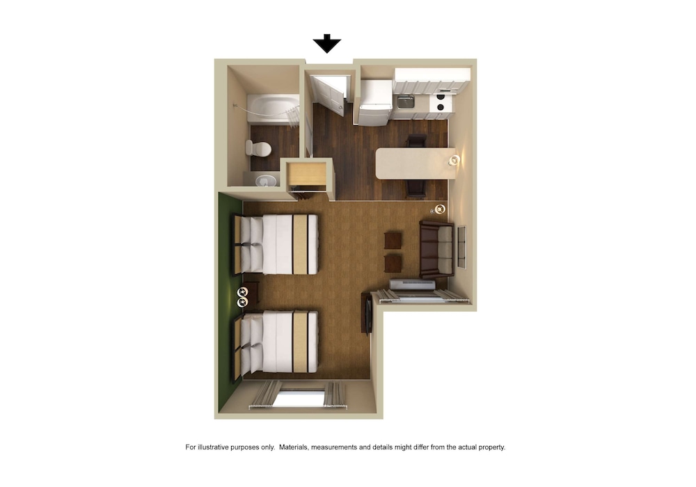 Deluxe Studio, Multiple Beds, Non Smoking photo 3