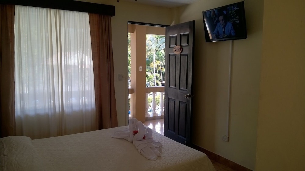 Basic Double Room, 1 Double Bed, Terrace, Partial Ocean View