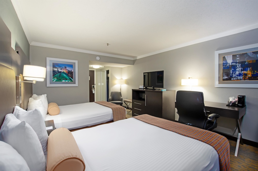Standard Room, 2 Double Beds, Non Smoking, Refrigerator & Microwave - Photo 2