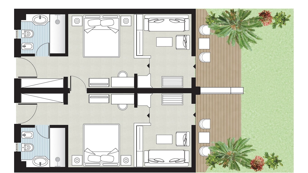 2-Bedroom Luxury Bungalow Suite