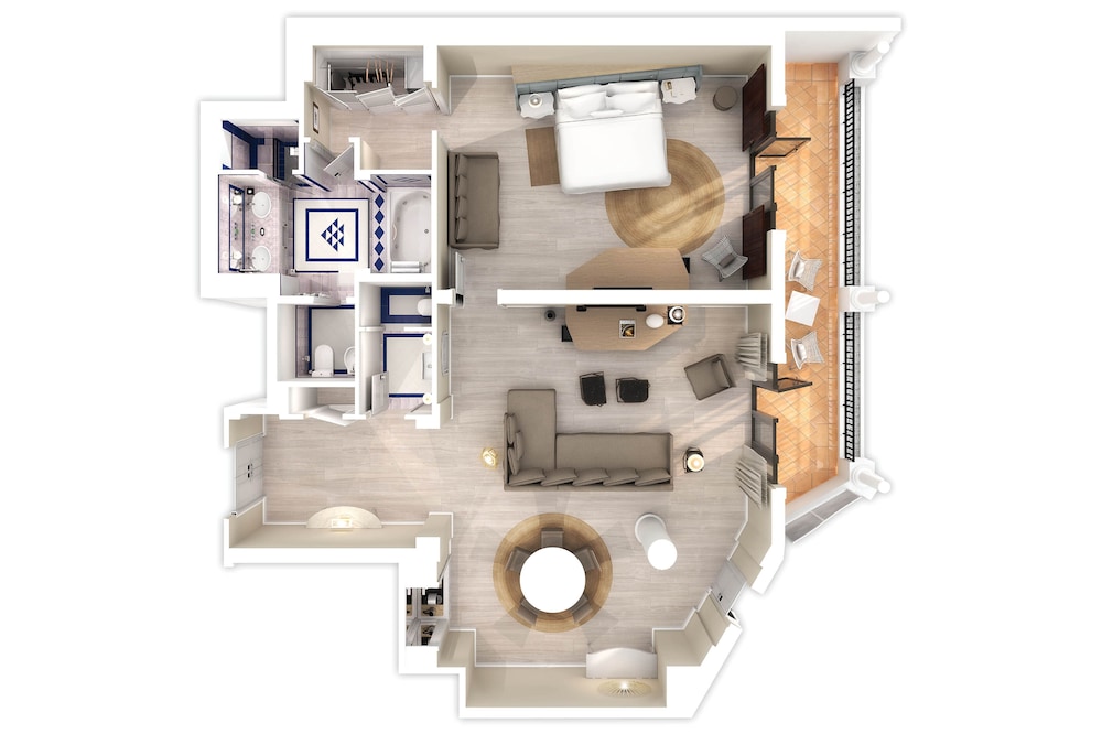 Panoramic Suite, 1 Bedroom, Terrace (Executive) thumbnail 5