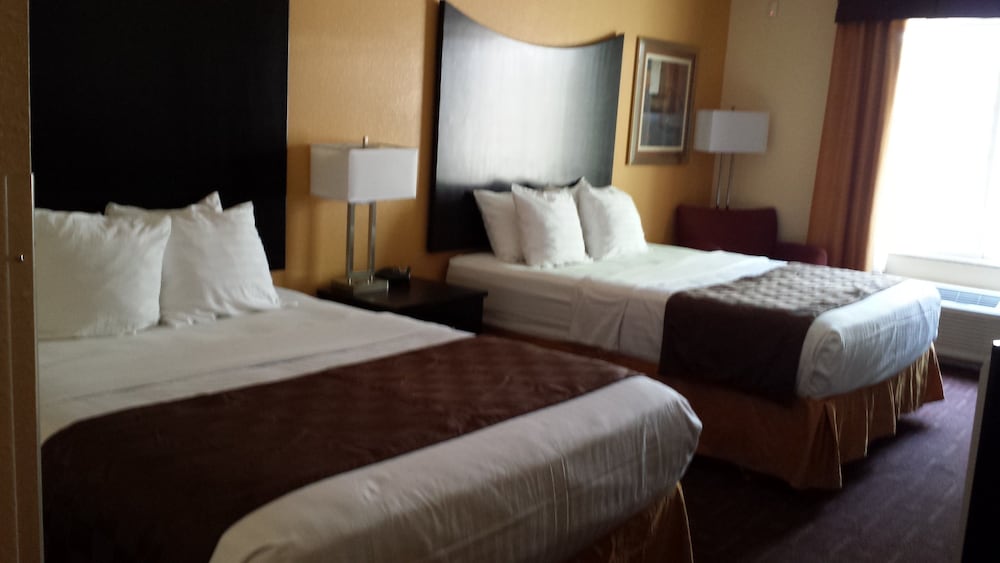 Standard Room, 2 Queen Beds, Non Smoking, Refrigerator & Microwave