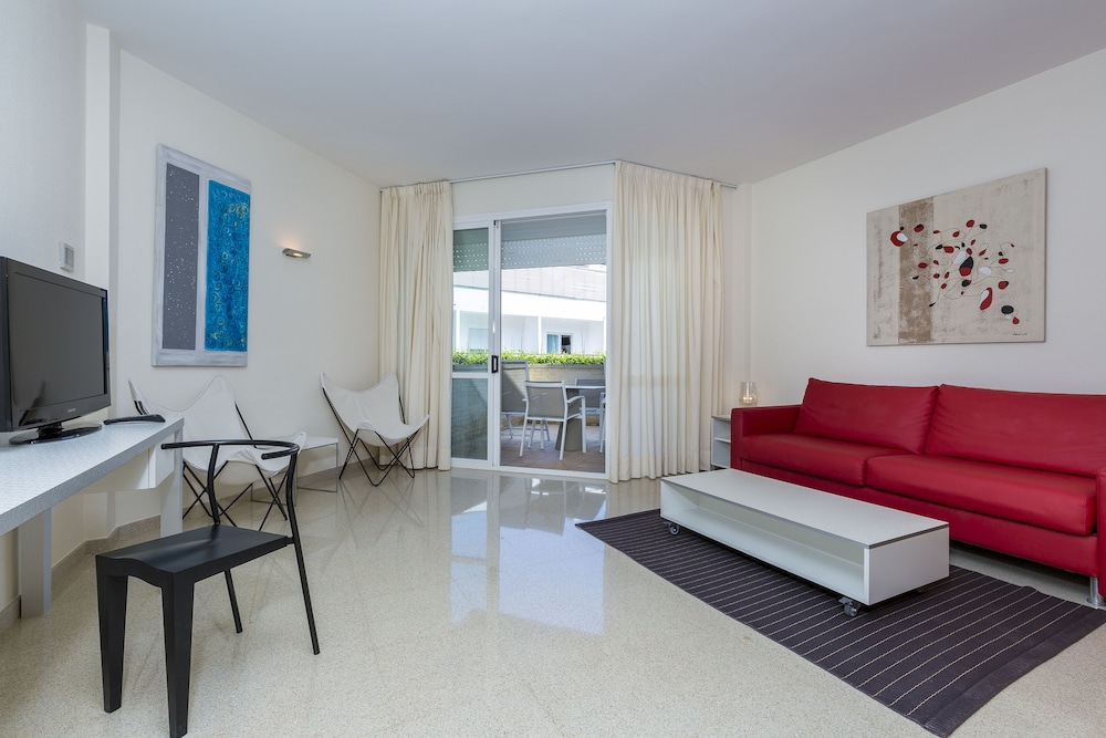Suite familiar, 2 habitaciones, balcón, vista al jardín