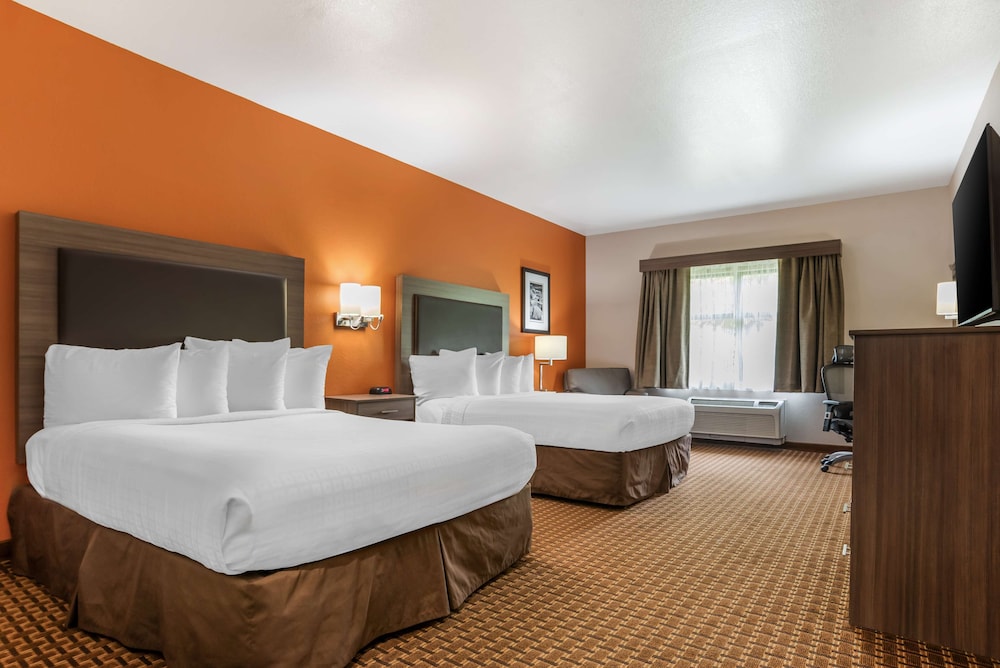 Standard Room, 2 Queen Beds, Non Smoking, Refrigerator & Microwave