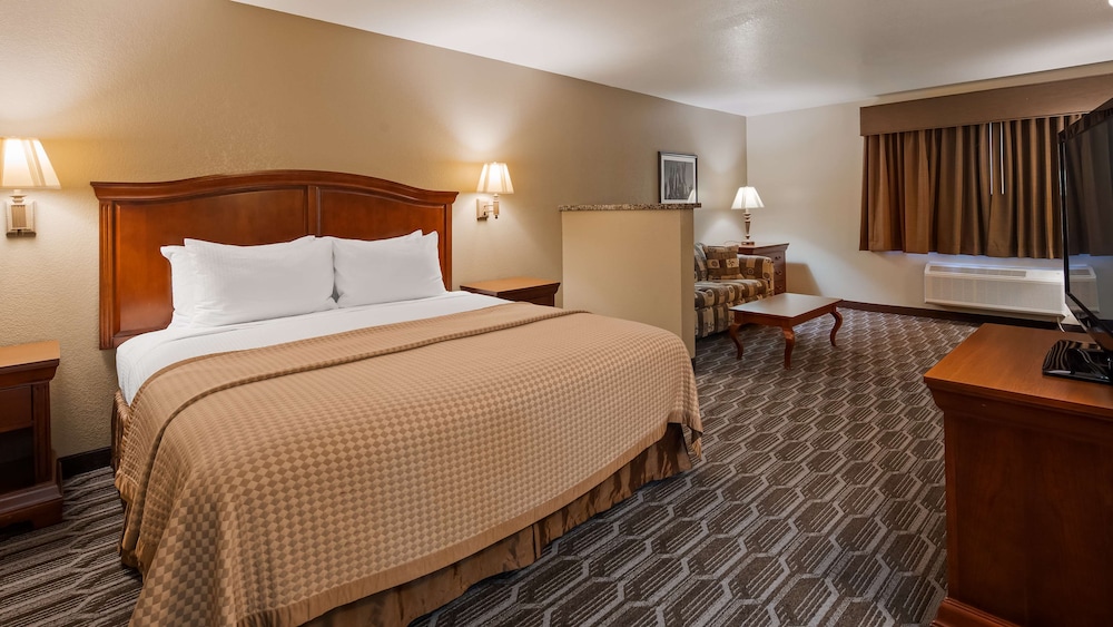 Suite, 1 King Bed, Non Smoking, Refrigerator & Microwave (Larger Room;with Sofabed) photo 1