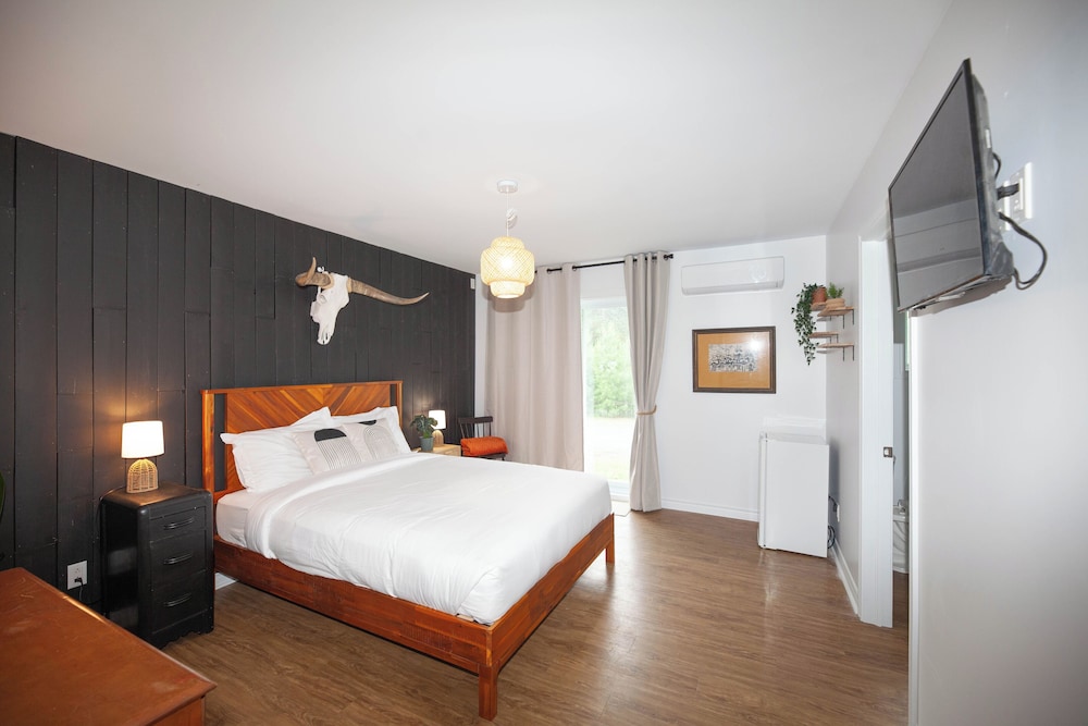 Standard Single Room, 1 Queen Bed, Patio, River View photo 3