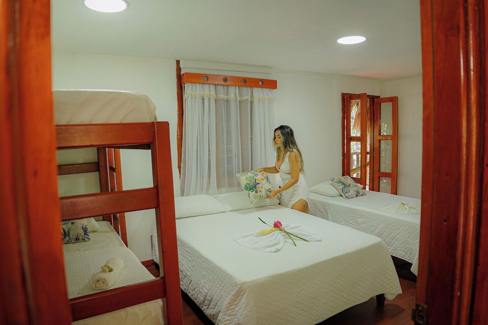 Family Quadruple Room, Multiple Beds, Private Bathroom, Garden View photo 1