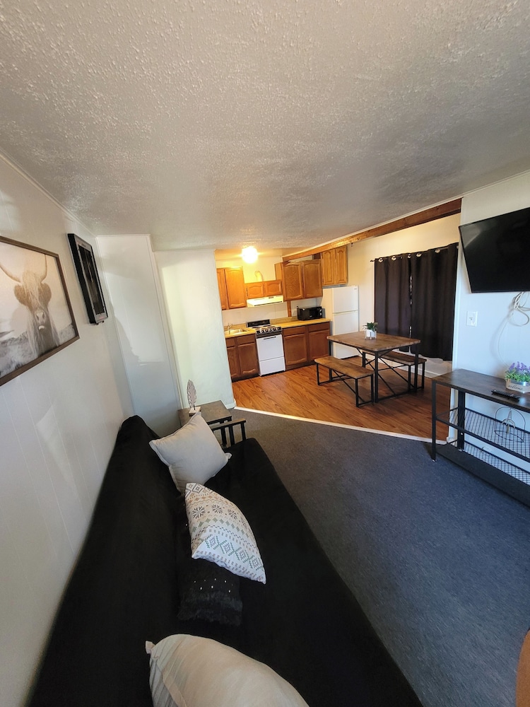 Deluxe Cabin, 1 Queen Bed, Kitchen photo 2
