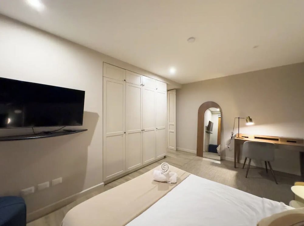 Apartamento Deluxe, 1 cama de matrimonio con sofá cama, baño privado (4)