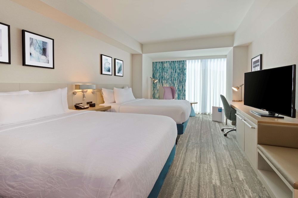 Room, 2 Queen Beds, Accessible, Bathtub (Mobility & Hearing) at Hilton Garden Inn Boston Brookline, Ma in Brookline