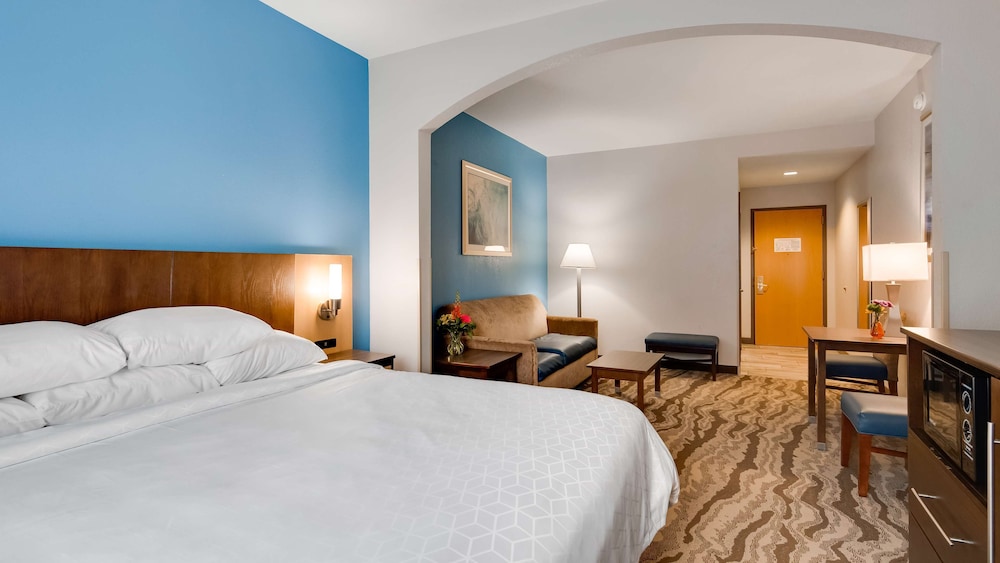 Suite, 1 King Bed, Non Smoking, Refrigerator & Microwave (with Sofabed) photo 3