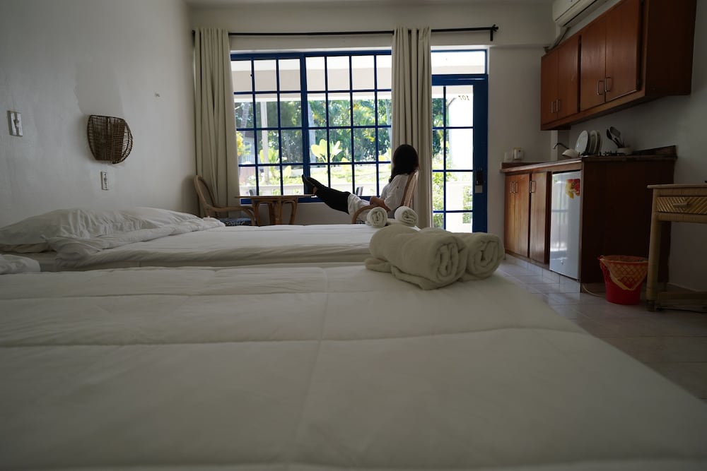 Quadruple Room, Balcony, Pool View
