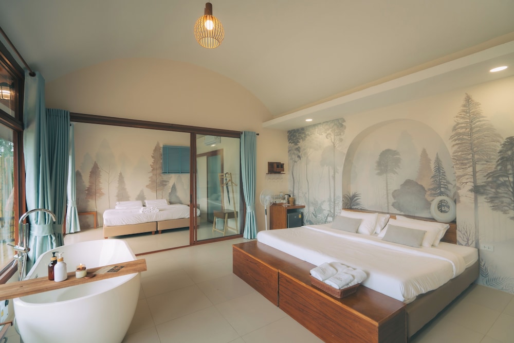 Superior Quadruple Room, Balcony, Mountain View