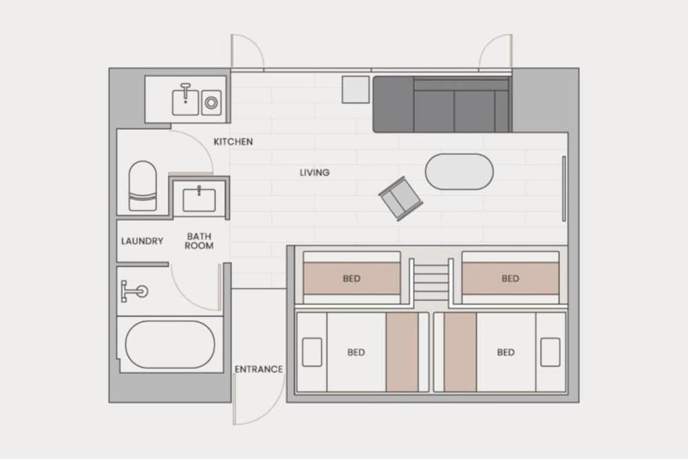 Executive Bunk Bed Room, Non Smoking - Photo 4