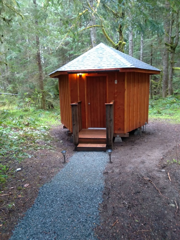 Yurt in the woods (Shared shower, Pet Friendly) photo 2
