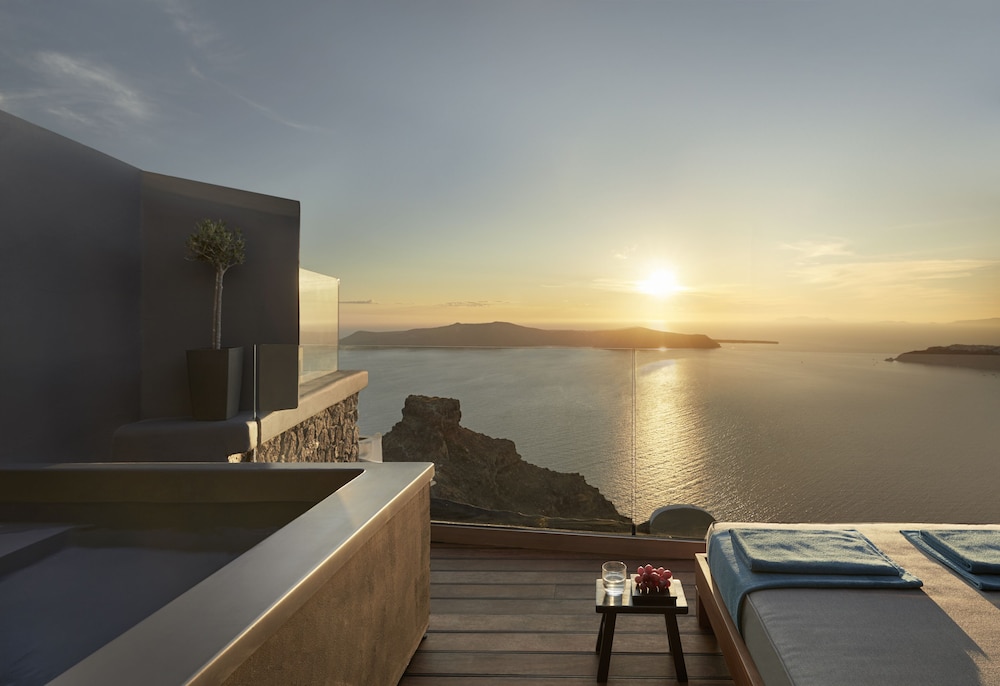Kivotos Villa Sunset View with Outdoor Hot Tub & Indoor Pool - Photo 15
